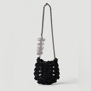 SOLD OUT Assembly New York KARA Knot Crystal Cord Chain Bag - Black